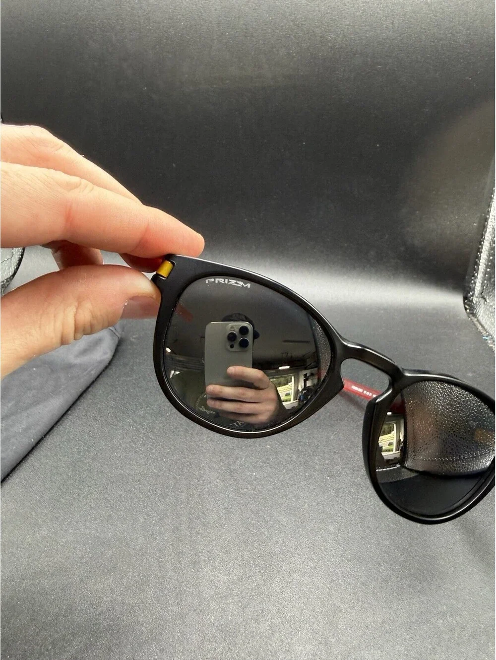 Oakley Latch Ruby Fade/Prizm Black Iridium Polarized Lens OO9265-2653